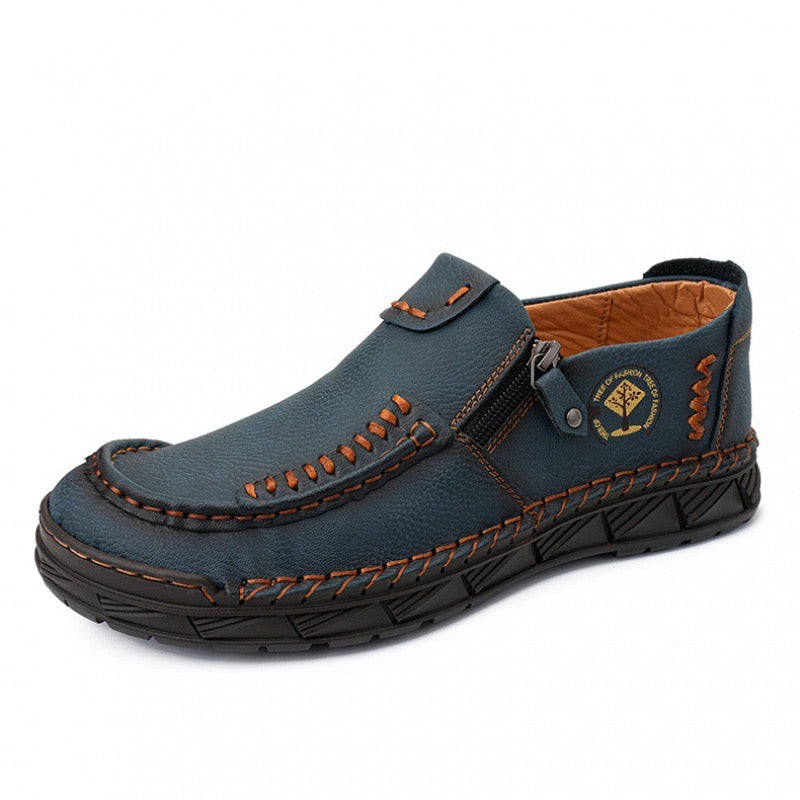 ⏰Last Day! 50% OFF 🔥GARB Premium Leather Loafers - Arch Support, Shock Absorption, Easy Side Zip