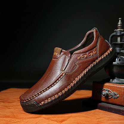 ⏰Promotion - 50% OFF🔥GARB® Men’s Premium Leather Loafers - Arch Support & Wide Fit Slip-On Shoes