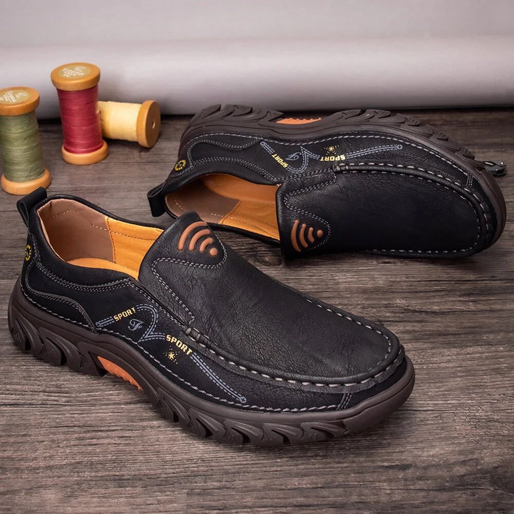 GARB® Men's handmade genuine leather orthopedic loafers