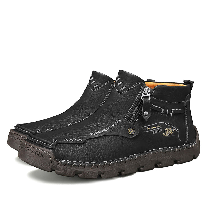 💥Last day deals 70% OFF💥Men's Casual Handmade Leather Non-slip Arch Support Boots - Prevent Foot Diseases
