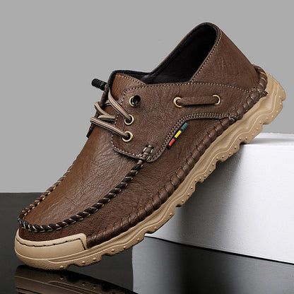 ⏰Promotion - 50% OFF🔥GARB® Handcrafted Leather Slip-On Loafers – Arch Support & All-Day Comfort