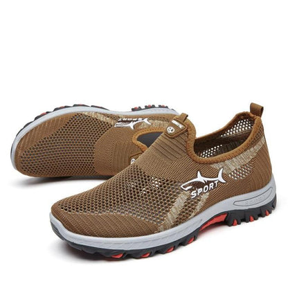 Men’s New Breathable Orthopedic Walking Shoes– Soft Inner Lining, Flexible Fit & Slip-Resistant Sole