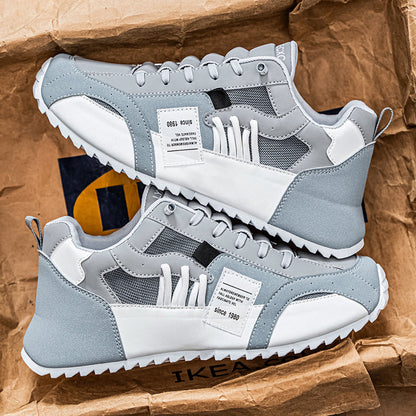 ⏰Limited Time Sale 50% OFF🛒 Men’s Wide Slip-On Walking Sneakers with Arch Support & Height Boost, All-Season Outdoor Comfort