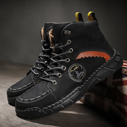 ⏳ 70% OFF Ends at Midnight! / Men's Orthopedic Safety Work Shoes - Protective Toe ; Ankle Protection ;  Waterproof ; Lightweight ;Shock Absorption ; Non-Slip ; Durable for 3 years