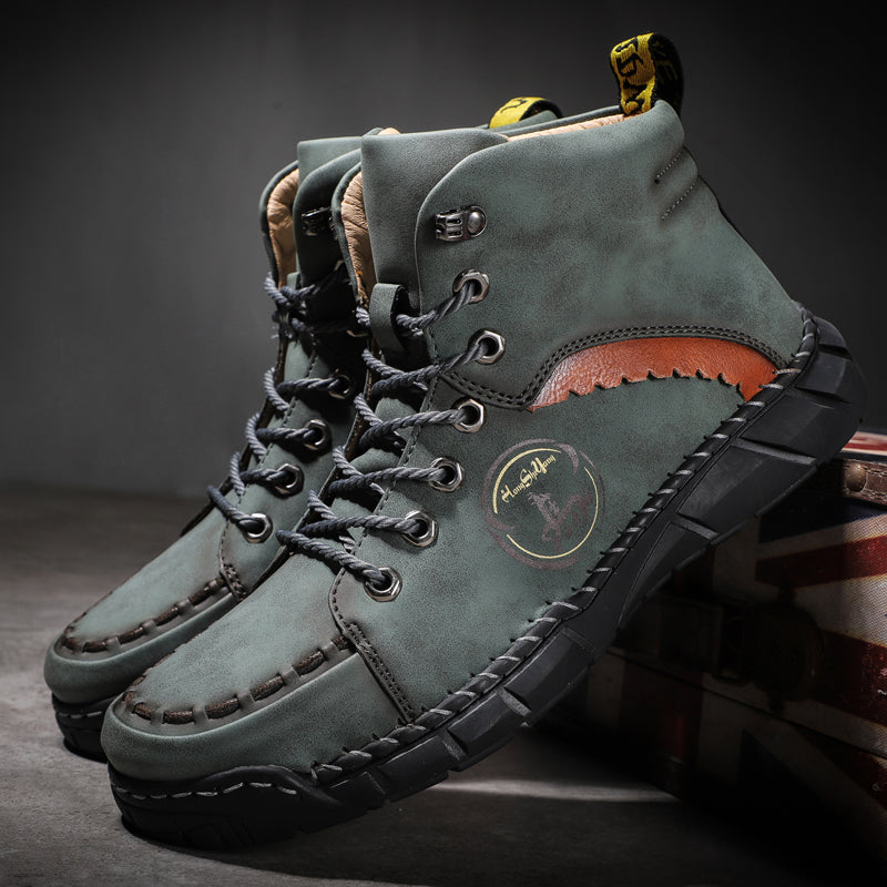 ⏳ 70% OFF Ends at Midnight! / Men's Orthopedic Safety Work Shoes - Protective Toe ; Ankle Protection ;  Waterproof ; Lightweight ;Shock Absorption ; Non-Slip ; Durable for 3 years