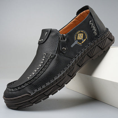 ⏰Last Day! 50% OFF 🔥GARB Premium Leather Loafers - Arch Support, Shock Absorption, Easy Side Zip