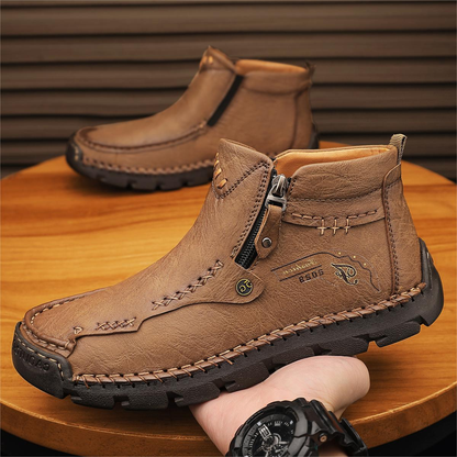 💥Last day deals 70% OFF💥Men's Casual Handmade Leather Non-slip Arch Support Boots - Prevent Foot Diseases