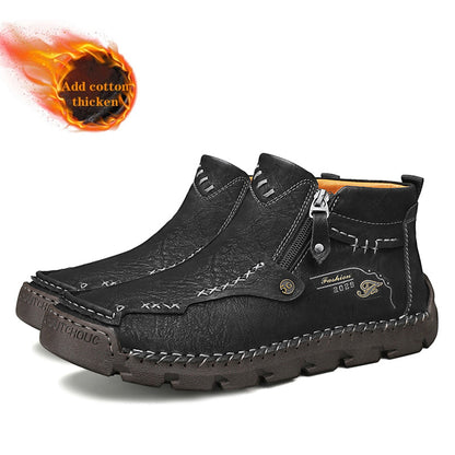 💥Last day deals 70% OFF💥Men's Casual Handmade Leather Non-slip Arch Support Boots - Prevent Foot Diseases