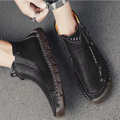 💥Last day deals 70% OFF💥Men's Casual Handmade Leather Non-slip Arch Support Boots - Prevent Foot Diseases