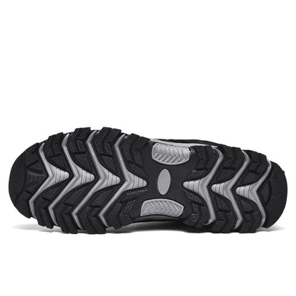 ⏰Limited Time 60% OFF🛒 Men's Outdoor Hiking Shoes – Breathable Waterproof Low-Cut Walking Shoes with Non-Slip Traction, Abrasion-Proof Build & Orthopedic Wide Toe Arch Support