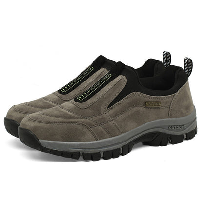 (🔥Best Selling) Men's Comfortable Waterproof Orthopedic Walking Shoes Plus Velvet Shoes