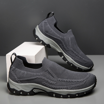 ⏰Flash Sale – 70% OFF🛒Men's Orthopedic Slip-On Walking Shoes – Arch Support, Wide Toe Box, Lightweight & Breathable Sneakers for Plantar Fasciitis, Foot Pain Relief, and All-Day Comfort