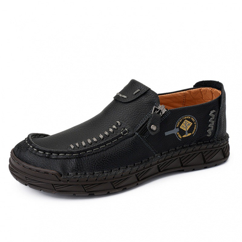⏰Last Day! 50% OFF 🔥GARB Premium Leather Loafers - Arch Support, Shock Absorption, Easy Side Zip
