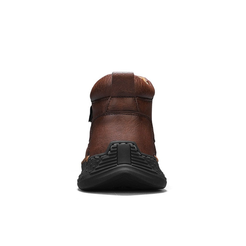 ⏰Limited Time Sale 70% OFF – Men’s Retro Leather Zip Boots