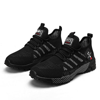 🔥HOT SALE 50% OFF🛒- Men’s Lightweight Orthopedic Flyknit Sneakers – Breathable Walking, Running & Outdoor Fitness Shoes