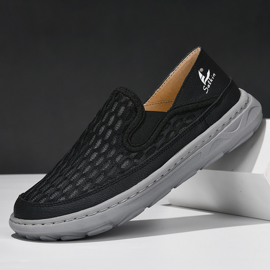 (⏰LAST DAY - 70% OFF🛒)Men’s Orthopedic Walking Shoes – Memory Foam, Arch Support, Comfortable & Lightweight Sneakers