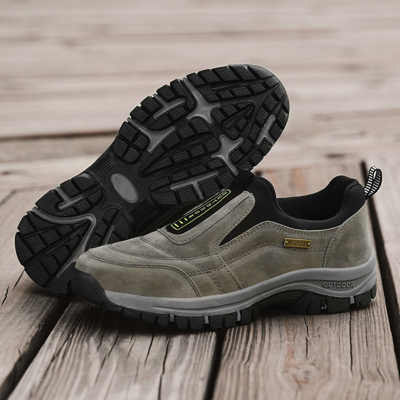 (🔥Best Selling) Men's Comfortable Waterproof Orthopedic Walking Shoes Plus Velvet Shoes