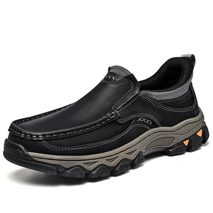 ⏰Last Day! 45% OFF 🔥GARB® Orthopedic Cowhide Loafers for Men – Wide Toe, Arch Support, No Bending Needed