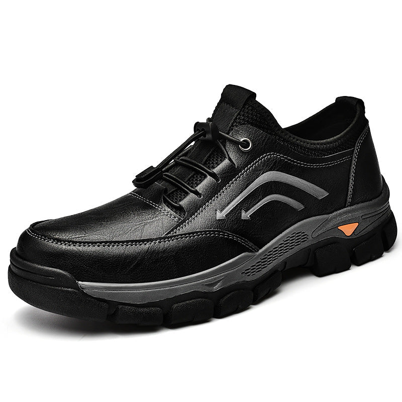 GARB®Men's handmade genuine leather drawstring slip-on orthopedic shoes