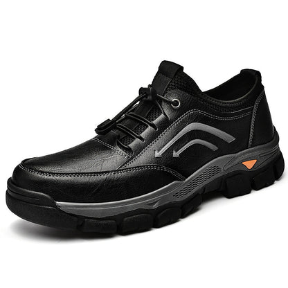 GARB®Men's handmade genuine leather drawstring slip-on orthopedic shoes