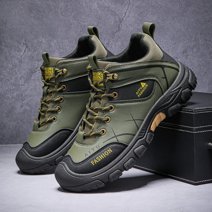 (📢LAST DAY-49% OFF🛒)Men's Outdoor Hiking Shoes – Waterproof, Non-Slip, Puncture-Proof & Smash-Proof with Arch Support & Wide Toe – Perfect for Daily Wear & Outdoor Adventures