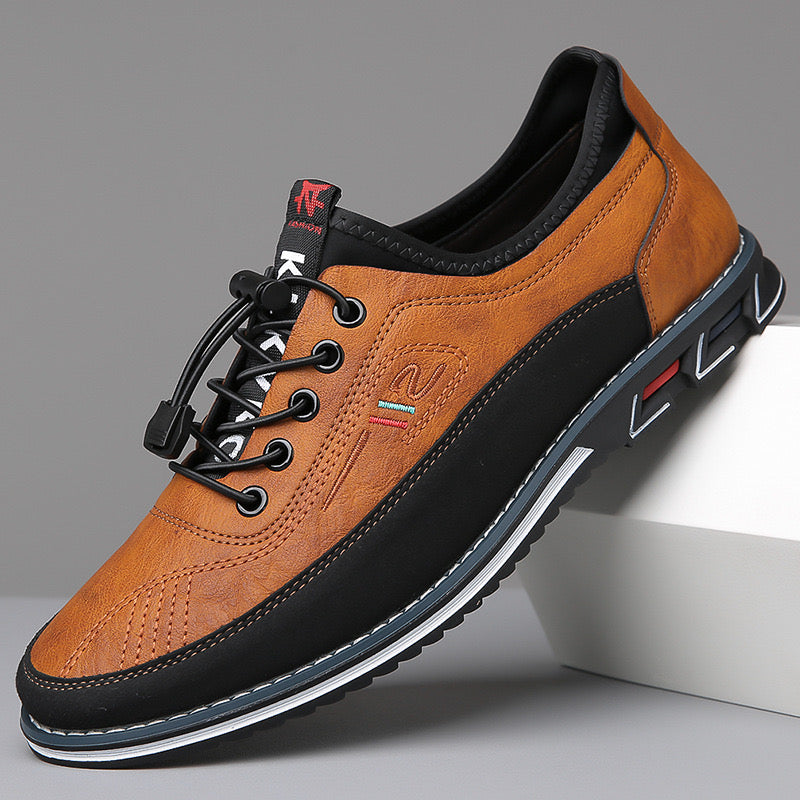 ⏰Promotion - 🔥 TODAY 50% OFF! CushyGait® Men's Cowhide Leather Casual Comfort Loafers