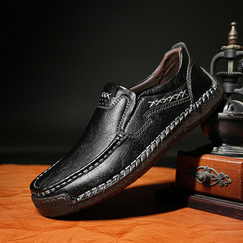 ⏰Promotion - 50% OFF🔥GARB® Men’s Premium Leather Loafers - Arch Support & Wide Fit Slip-On Shoes
