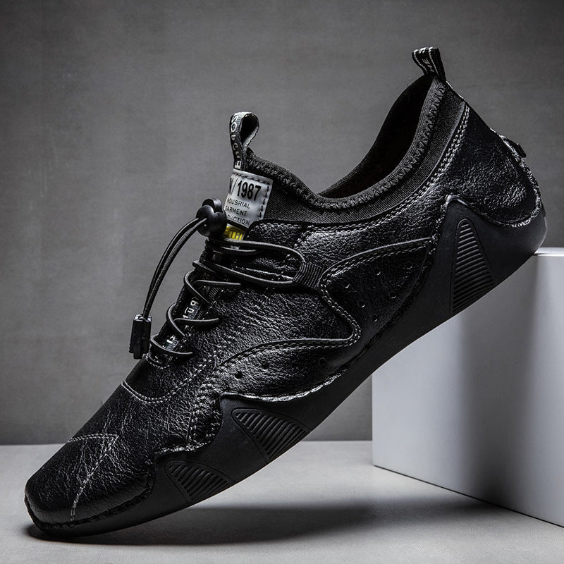 ⏰Promotion - 50% OFF🔥 GARB® Men's Handmade Orthopedic Breathable Lace-up Leather Shoes