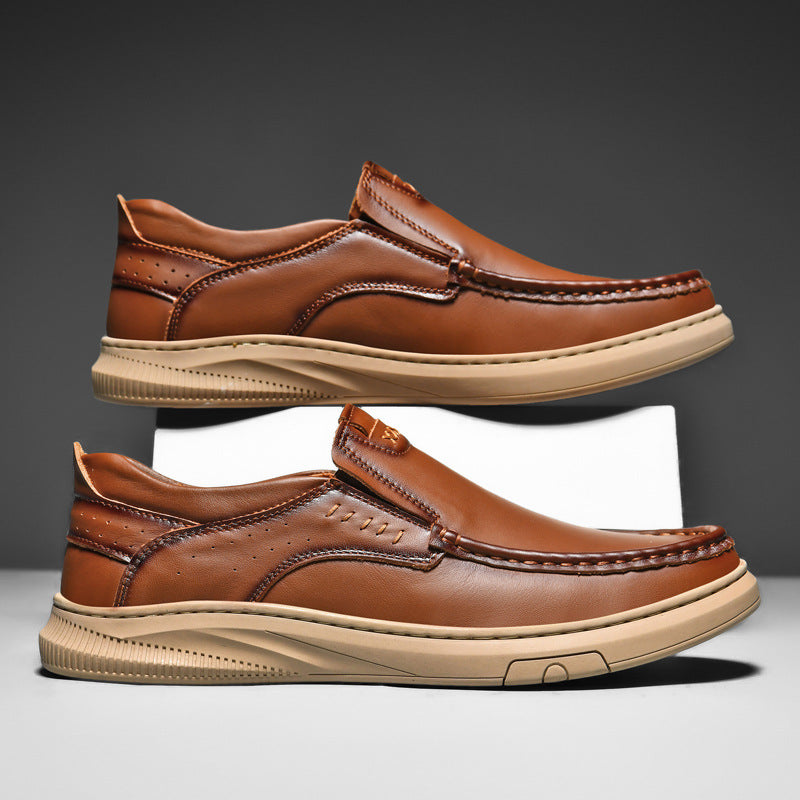 ⏰Last Day! 45% OFF  🔥 GARB Men's Genuine Leather Fashion Casual Loafers