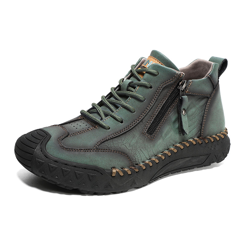⏰ Clearance Sale – 70% OFF 🔥 Men's Vintage Outdoor Work Boots – Handcrafted, Waterproof & Slip-Resistant