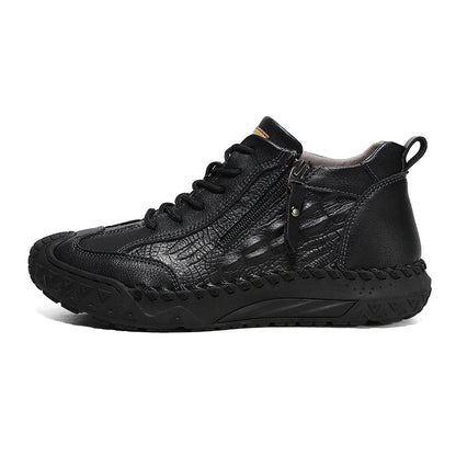 ⏰ Clearance Sale – 70% OFF 🔥 Men's Vintage Outdoor Work Boots – Handcrafted, Waterproof & Slip-Resistant