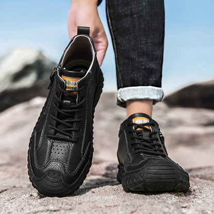 ⏰ Clearance Sale – 70% OFF 🔥 Men's Vintage Outdoor Work Boots – Handcrafted, Waterproof & Slip-Resistant