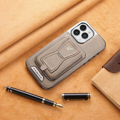 Leather Wallet Stand Phone Case For iPhone