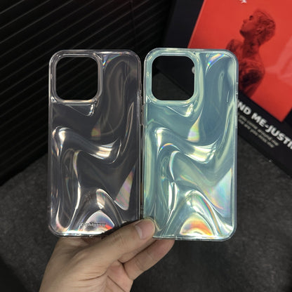 Simple INS Sstyle Electroplating Gradient iPhone Case