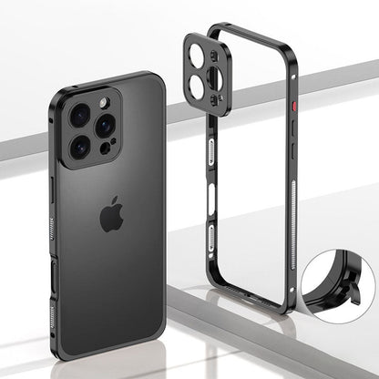 Summer Cooling Independent Frame Lens Cover Phone Case For iPhone
