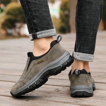 (🔥Best Selling) Men's Comfortable Waterproof Orthopedic Walking Shoes Plus Velvet Shoes