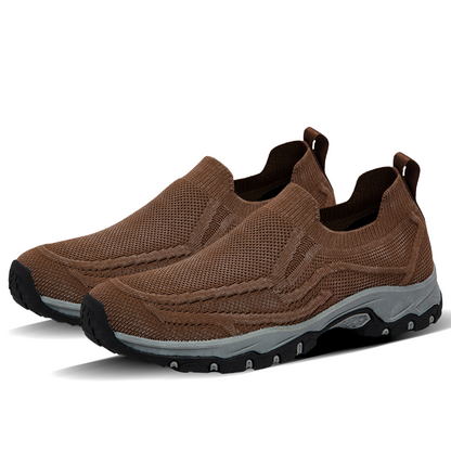 ⏰Flash Sale – 70% OFF🛒Men's Orthopedic Slip-On Walking Shoes – Arch Support, Wide Toe Box, Lightweight & Breathable Sneakers for Plantar Fasciitis, Foot Pain Relief, and All-Day Comfort