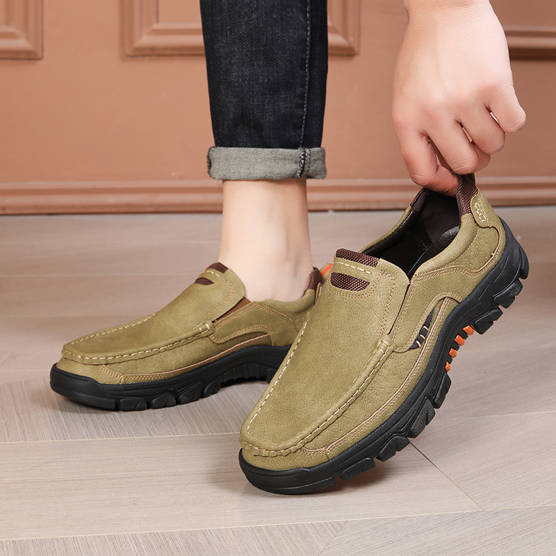 💥70% OFF💥Men's Slip-On Orthopedic Shoes Comfortable Wide Toe Arch Support Sneakers Relieve Foot and Protect Ankles