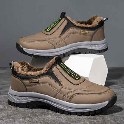 (🔥Best Selling) Men's Comfortable Waterproof Orthopedic Walking Shoes Plus Velvet Shoes