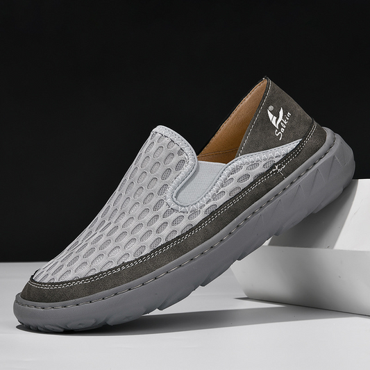 (⏰LAST DAY - 70% OFF🛒)Men’s Orthopedic Walking Shoes – Memory Foam, Arch Support, Comfortable & Lightweight Sneakers