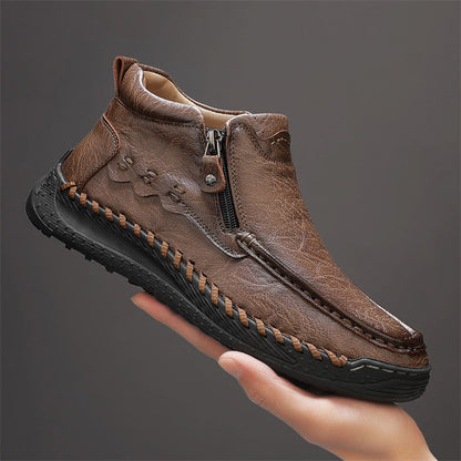 ⏰Limited Time Sale 70% OFF – Men’s Retro Leather Zip Boots