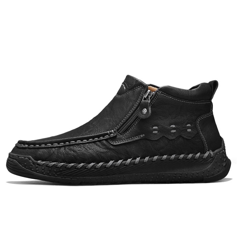 ⏰Limited Time Sale 70% OFF – Men’s Retro Leather Zip Boots