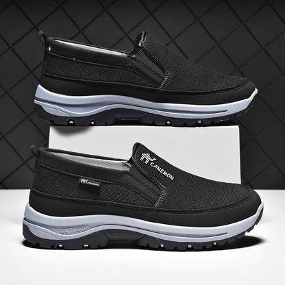 ⏰Limited Time 50% OFF🛒 Men's Orthopedic Slip-On Walking Sneakers – Breathable Upper, Non-Slip Sole, 12 Hours+ Comfort & Pain Relief