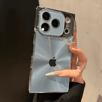 High-end Laser Square Aurora Suitable for iPhone Mobile Phone Case