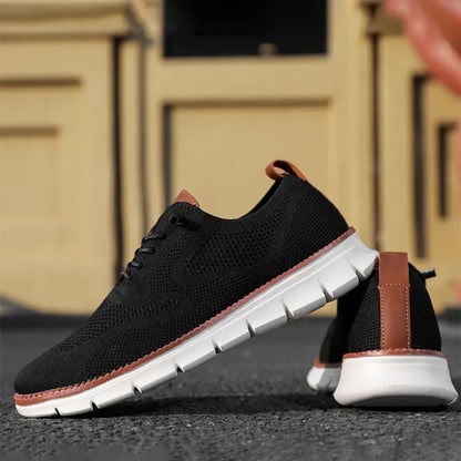 ⏰LAST DAY - 50% OFF🛒Men's Easy Wear Slip-On Loafers – Super Soft Breathable Fabric Shoes, Lightweight Casual Walking Sneakers, Stylish Dress Shoes, Mesh Urban Footwear for Work & Everyday Use.